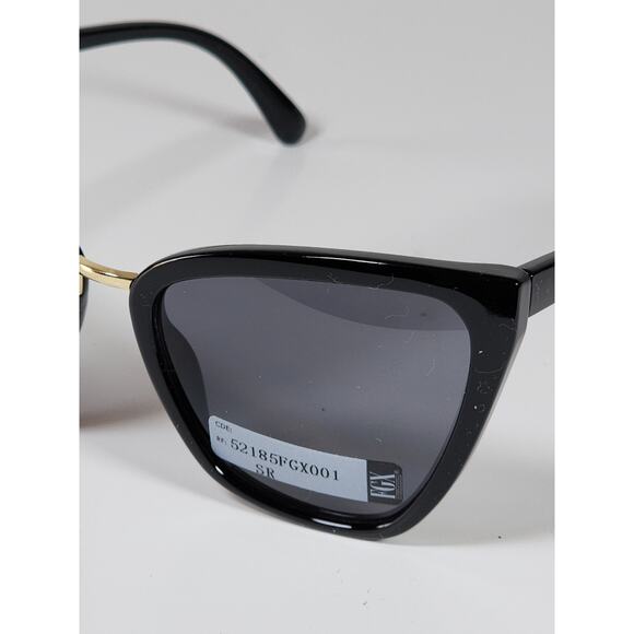 FGX by Foster Grant Black Full Cat Eye Frame Sun Reader Sunglasses 52185FGX001 - Picture 8 of 11